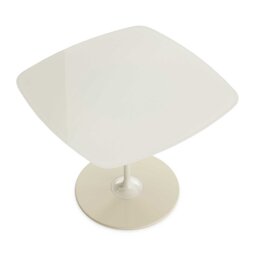 Kartell Thierry Side Table 50x50x40 White Glass - Barker & Stonehouse - thumbnail 4