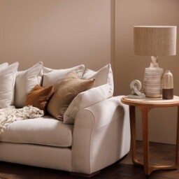 Terza Side Table 55x60cm, Round, Neutral Wood - Barker & Stonehouse - thumbnail 2