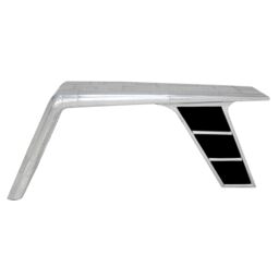 Timothy Oulton Aviator Blackhawk Valkyrie Desk, Silver Metal - Barker & Stonehouse - thumbnail 3