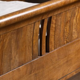 New Frontier 150cm Sleigh Bed, Wood - King - Barker & Stonehouse - thumbnail 3