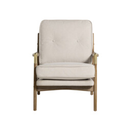 Merrin Armchair, Neutral Fabric - Barker & Stonehouse - thumbnail 3