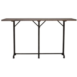 Tennyson Bar Table 200x80cm, Brown Oak - Barker & Stonehouse - thumbnail 2