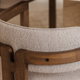 Kemi Arm Armchair, Neutral Fabric - Barker & Stonehouse - thumbnail 6