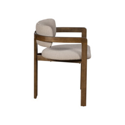 Kemi Arm Armchair, Neutral Fabric - Barker & Stonehouse - thumbnail 3