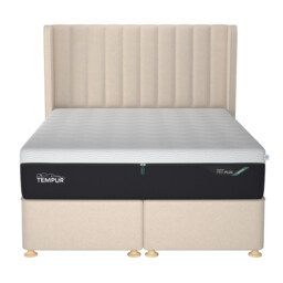 Tempur Suffolk King Slim Disc Static Divan Bed, Neutral Fabric - Barker & Stonehouse - thumbnail 2