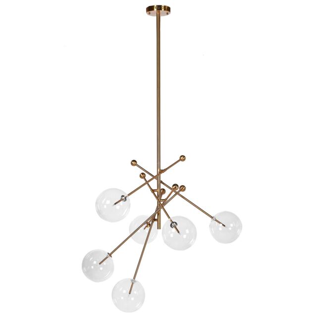 Glass Ball Shade Pendant Light Metal - Barker & Stonehouse - image 1
