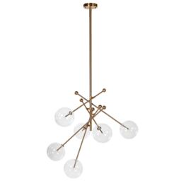 Glass Ball Shade Pendant Light Metal - Barker & Stonehouse