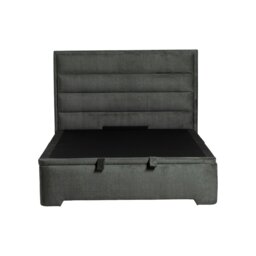 Rothbury King Bed Frame & Horizontal Headboard, Green Fabric - Barker & Stonehouse - thumbnail 4