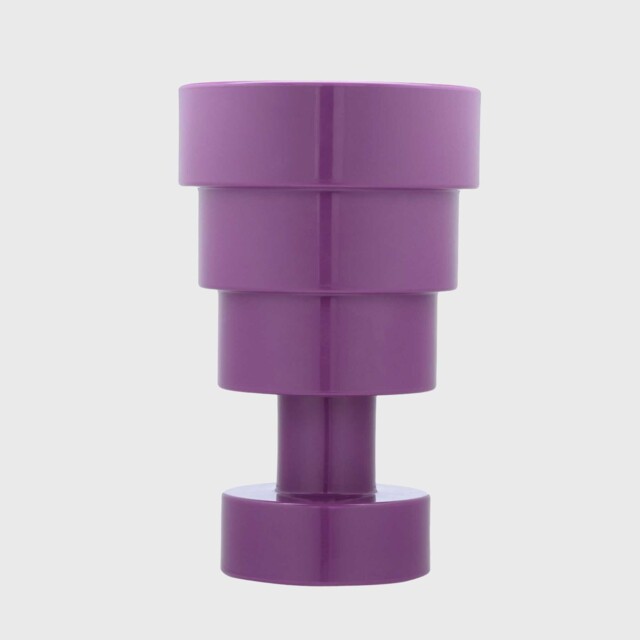 Kartell Calice Vase 30X30X48 Violet, Purple Plastic - Barker & Stonehouse - image 1