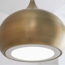 Brass Teardrop Pendant Light, Gold Metal - Barker & Stonehouse - thumbnail 2