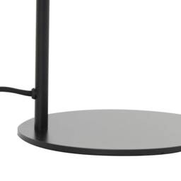 Black Smoked Glass Table Lamp Metal - Barker & Stonehouse - thumbnail 4