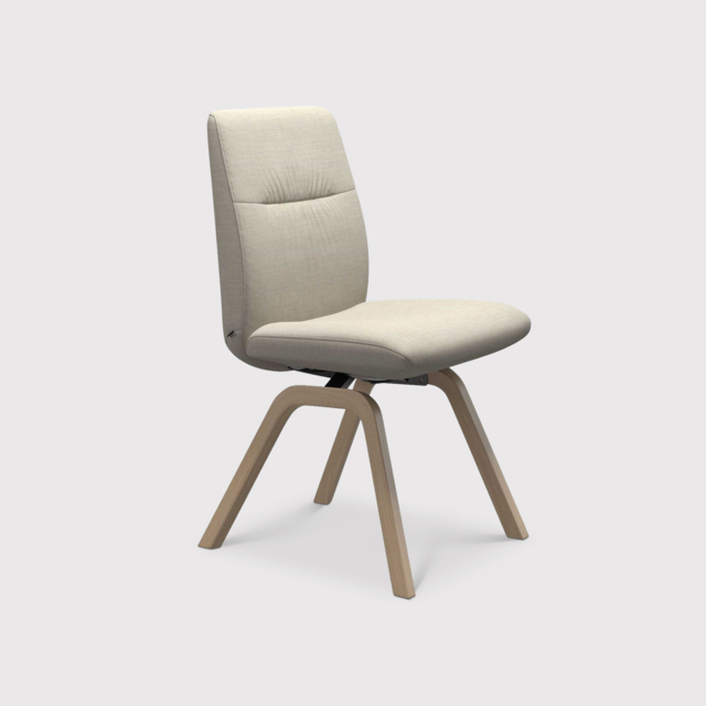 Stressless Mint Dining Chair Low Back D200, Neutral Fabric - Barker & Stonehouse - image 1