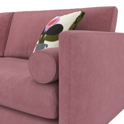 Orla Kiely Mimosa Interchangeable Large Chaise Corner Sofa, Pink Fabric - Barker & Stonehouse - thumbnail 2