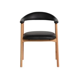 Lerman Dining Chair With Arms with Armrest, Neutral Oak - Barker & Stonehouse - thumbnail 3