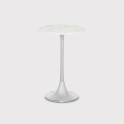 White Marble Side Table - Barker & Stonehouse