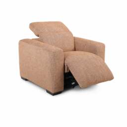 Winston Power Recliner Sofa, Orange Fabric - Barker & Stonehouse - thumbnail 5