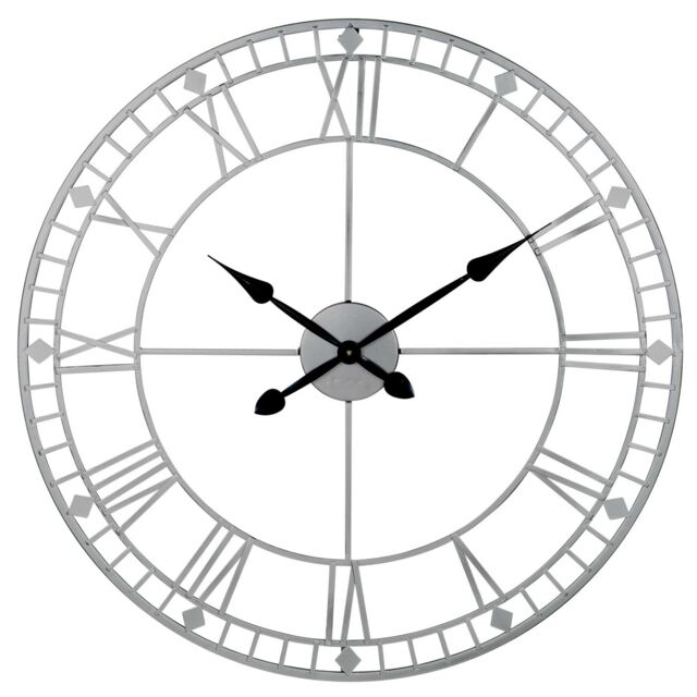 Silver Metal Clock - Barker & Stonehouse - image 1
