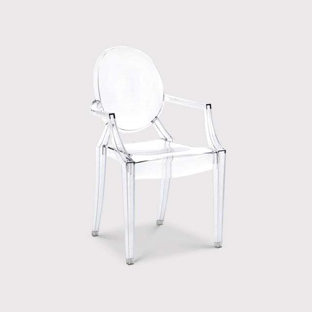 Kartell Louis Ghost Armchair, Neutral Plastic - Barker & Stonehouse - image 1
