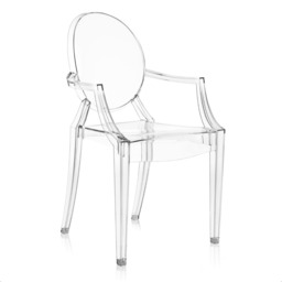 Kartell Louis Ghost Armchair, Neutral Plastic - Barker & Stonehouse - thumbnail 6