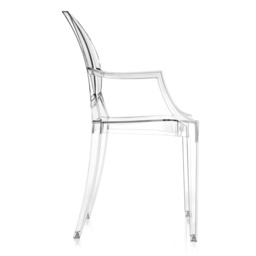 Kartell Louis Ghost Armchair, Neutral Plastic - Barker & Stonehouse - thumbnail 4