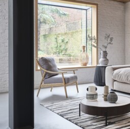 Runa Armchair, Grey Fabric - Barker & Stonehouse - thumbnail 5