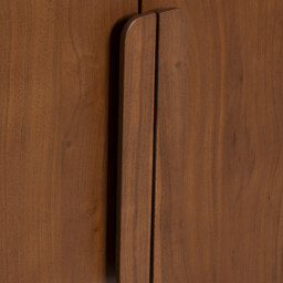 Zerina Highboard & Bar 100x43x415cm Display Cabinet, Acacia Wood - Barker & Stonehouse - thumbnail 6