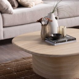 Zira Coffee Table 100cm, Neutral Concrete - Barker & Stonehouse - thumbnail 4