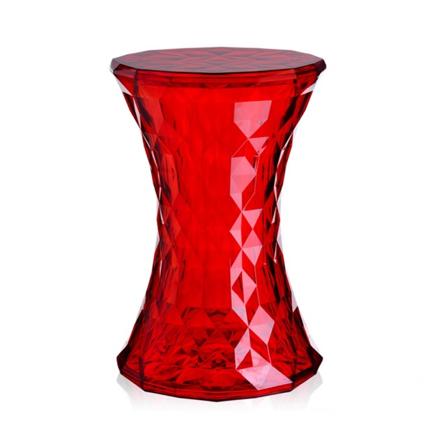 Kartell Stone Stool, Red Plastic - Barker & Stonehouse - image 1