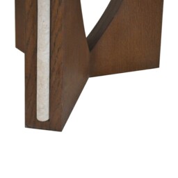Leda Side Table, Round, Grey Marble - Barker & Stonehouse - thumbnail 4