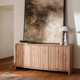Arpela 3 Door Sideboard, Neutral Wood - Barker & Stonehouse - thumbnail 2