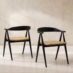 Ercol Como Armchair, Black Wood - Barker & Stonehouse