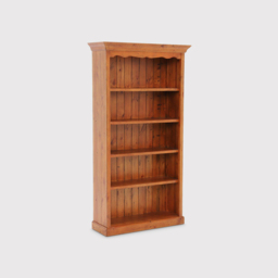 Villiers Medium 5 Shelf Bookcase, Pine Wood - Barker & Stonehouse