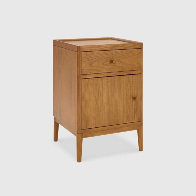 Ercol Salina Bedside Cabinet, Neutral Wood - Barker & Stonehouse - image 1