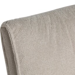 Shona Dining Chair With Arms with Wooden Leg, Neutral - Barker & Stonehouse - thumbnail 4
