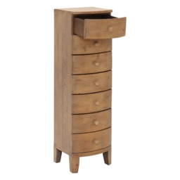 Lewes 7 Drawer Tallboy Dresser, Wood - Barker & Stonehouse - thumbnail 3