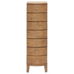 Lewes 7 Drawer Tallboy Dresser, Wood - Barker & Stonehouse - thumbnail 2