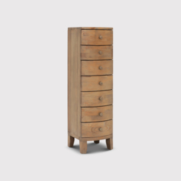 Lewes 7 Drawer Tallboy Dresser, Wood - Barker & Stonehouse