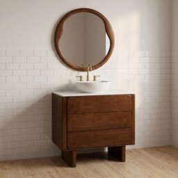 Zerina Vanity Table 82X57X64Cm, Brown - Barker & Stonehouse - thumbnail 2