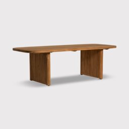 Salta Garden Dining Table 240x100cm, Wooden, Neutral - Barker & Stonehouse - thumbnail 2