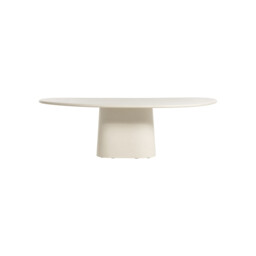 Muse Dining Table 240x110x74cm, Round, Neutral Wood - Barker & Stonehouse - thumbnail 2