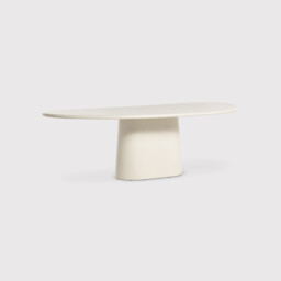Muse Dining Table 240x110x74cm, Round, Neutral Wood - Barker & Stonehouse - thumbnail 1