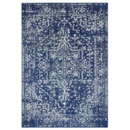 Medallion Navy 120x170cm Rug, Square Polypropylene - Barker & Stonehouse - thumbnail 2