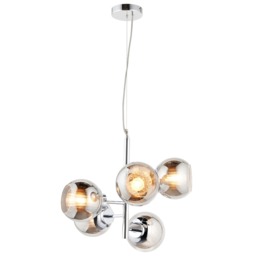 Chrome Cluster Pendant Light Metal - Barker & Stonehouse - thumbnail 3