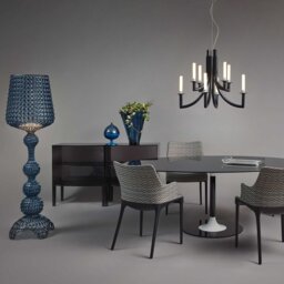 Kartell Thierry XXL Oval Table 192x118x72 Black, Round Glass - Barker & Stonehouse - thumbnail 4
