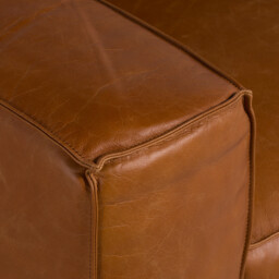 Horne 2 Seater Sofa Brown+Dusty Oak Leather - Barker & Stonehouse - thumbnail 6