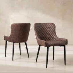 Rivington Dining Chair, Brown - Barker & Stonehouse - thumbnail 1