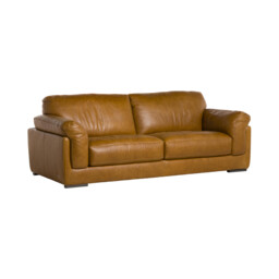 Ledbury 3 Seater Sofa, Brown Leather - Barker & Stonehouse - thumbnail 3