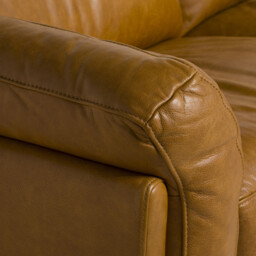 Ledbury 3 Seater Sofa, Brown Leather - Barker & Stonehouse - thumbnail 5