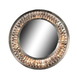 Timothy Oulton Rex Mirror Round, Round Metal - Barker & Stonehouse