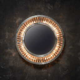 Timothy Oulton Rex Mirror Round, Round Metal - Barker & Stonehouse - thumbnail 4